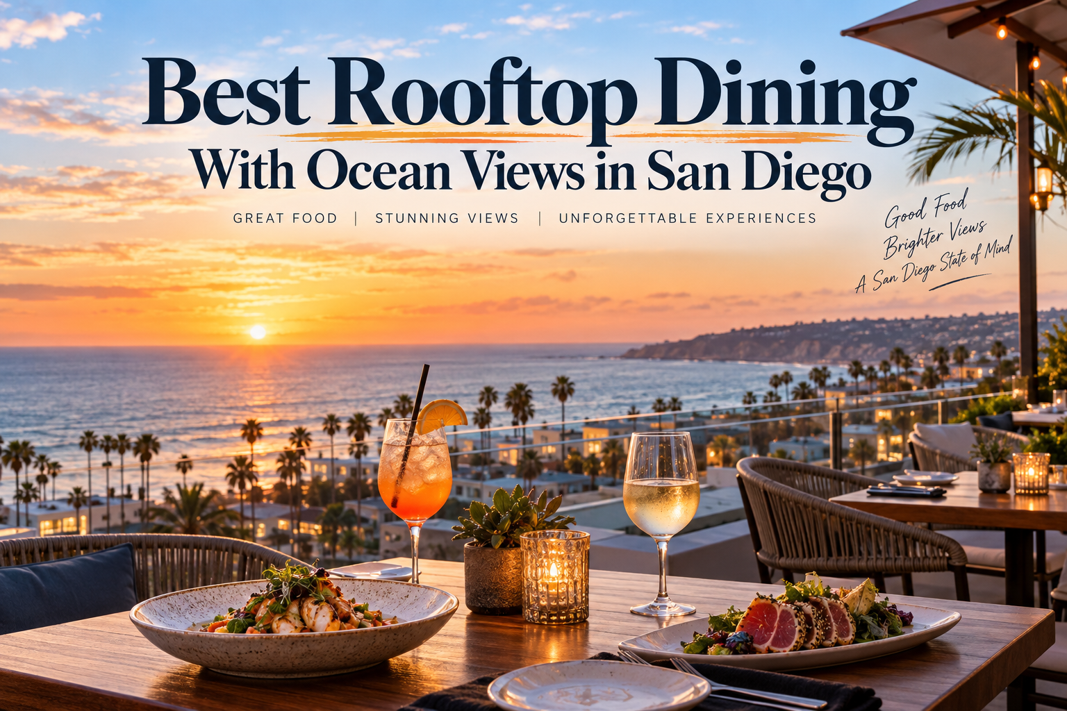 Best Rooftop Dining With Ocean Views in San Diego